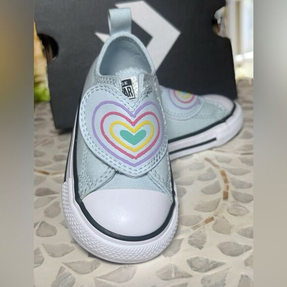 Converse Chuck Taylor All Star CTAS Toddler Baby One Strap Sneakers Shoes - Picture 2 of 16